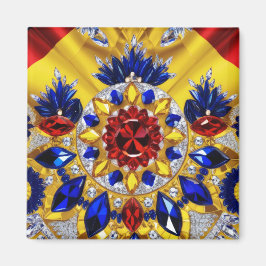 ルーマニアの色でマグネットデザイン マグネット