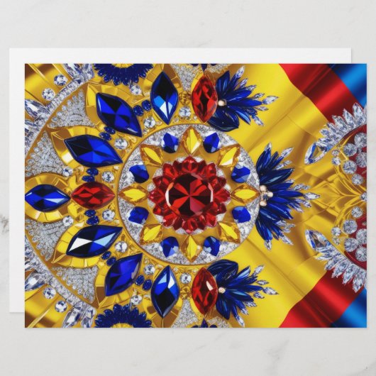 ルーマニアの色でレターヘッドデザイン (正面/裏面)