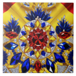 ルーマニアの色で並べるモダンデザイン タイル