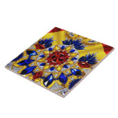 ルーマニアの色で並べるモダンデザイン タイル (側面)