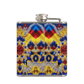 ルーマニアの色で特殊なフラスコデザイン フラスク (裏面)