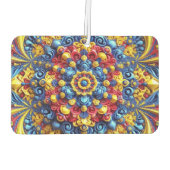 ルーマニアの色と車の空気フレッシュデザイン カーエアーフレッシュナー (裏面)