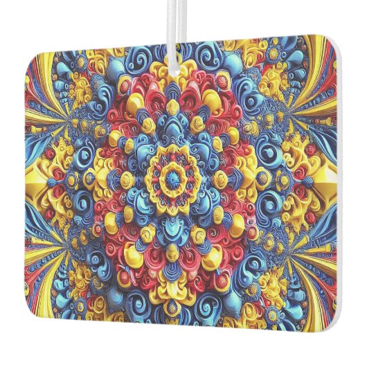 ルーマニアの色と車の空気フレッシュデザイン カーエアーフレッシュナー (左)