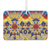 ルーマニアの色と車の空気フレッシュデザイン カーエアーフレッシュナー (裏面)