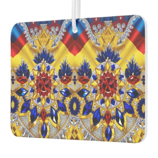 ルーマニアの色と車の空気フレッシュデザイン カーエアーフレッシュナー (左)