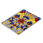 ルーマニアの色を使用したノートブック抽象デザイン ノートブック (左側)