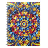 ルーマニアの色を使用したノートブック抽象デザイン ノートブック (正面)
