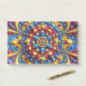 ルーマニアの色を使用したメモ ポストイット (デスク)