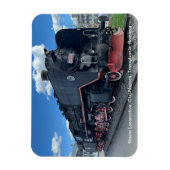 ルーマニアの蒸気機関車 マグネット (縦)