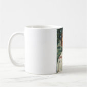 ルーマニアの農民の女性（Stefan Dimitrescu著） コーヒーマグカップ (左)