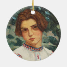 ルーマニアの農民の女性（Stefan Dimitrescu著）