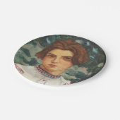 ルーマニアの農民の女性（Stefan Dimitrescu著） ペーパープレート (アングル)