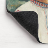 ルーマニアの農民の女性（Stefan Dimitrescu著） マウスパッド (コーナー)