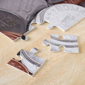 ルーマニアの通貨の硬貨 ジグソーパズル (側面)