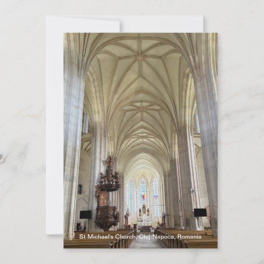 ルーマニアのCluj-Napocaにある聖マイケル教会 シーズンカード (正面)