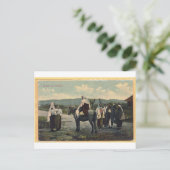 ルーマニアよりご挨拶、1910年に郵送されたポストカード ポストカード (スタンド正面)