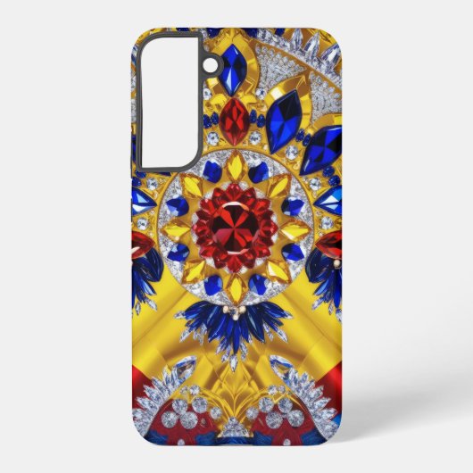 ルーマニアカラー Samsung Galaxy S22 Plus カバー (裏面)
