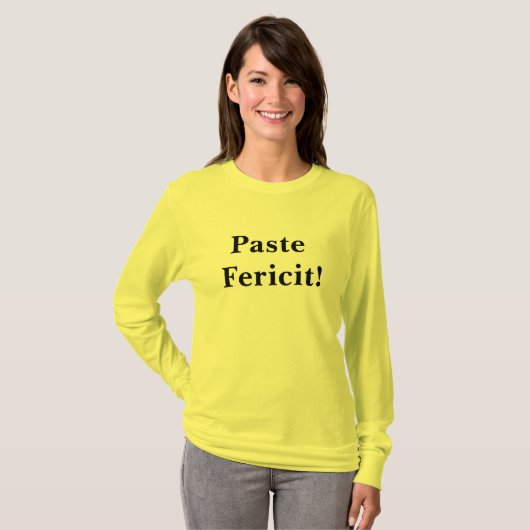 ルーマニアハッピーイースターペースト発酵剤 Tシャツ (正面フル)