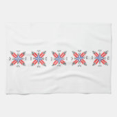 ルーマニアフォークモチーフ国のシンボルの人気がある衣装 キッチンタオル (横)