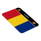 ルーマニアフラグ&ルーマニア国旅行 マグネット (右側)