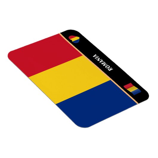 ルーマニアフラグ&ルーマニア国旅行 マグネット (右側)