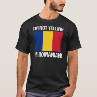ルーマニアプライドルーマニア語を叫ばない Tシャツ