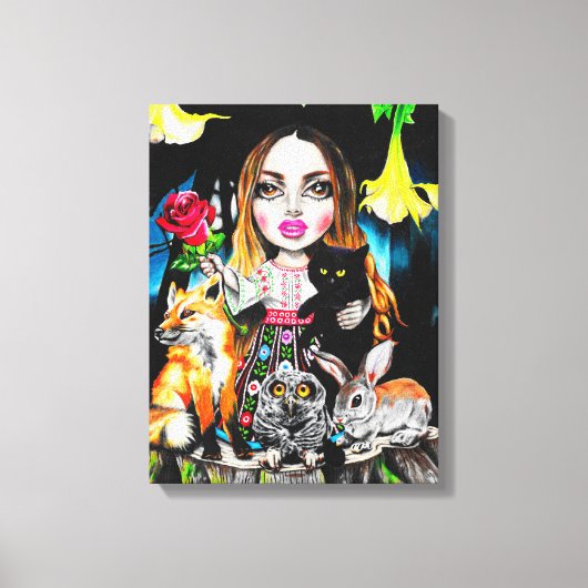 ルーマニアプリンセス キャンバスプリント (正面)