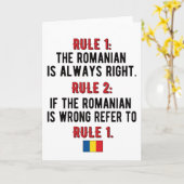 ルーマニアルーツルーマニア国旗ルーマニア伝統 カード (黄色い花)