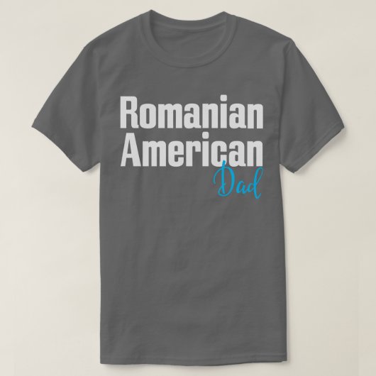ルーマニアンアメリカンパパ1 Tシャツ (デザイン正面)
