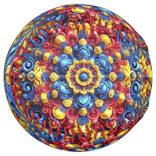 ルーマニアンカラーズ付ソフトボールデザイン ソフトボール