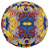 ルーマニアンカラーズ付ソフトボールデザイン ソフトボール (正面)