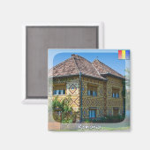 ルーマニアンハウス マグネット (正面/裏面)