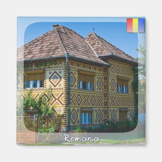 ルーマニアンハウス マグネット (正面)