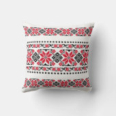 ルーマニア伝統的モチーフ「ザ・スターズ」 クッション (裏面)