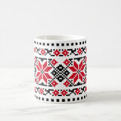 ルーマニア伝統的モチーフ「ザ・スターズ」 コーヒーマグカップ (中央)