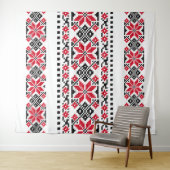 ルーマニア伝統的モチーフ「ザ・スターズ」 タペストリー (インサイチュ(横))