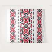 ルーマニア伝統的モチーフ「ザ・スターズ」 タペストリー (正面(横))