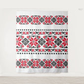 ルーマニア伝統的モチーフ「ザ・スターズ」 タペストリー (正面)