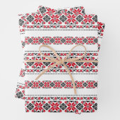 ルーマニア伝統的モチーフ「ザ・スターズ」 ラッピングペーパーシート (インサイチュ)