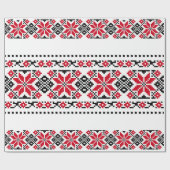 ルーマニア伝統的モチーフ「ザ・スターズ」 ラッピングペーパー (フラット)