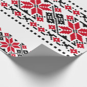 ルーマニア伝統的モチーフ「ザ・スターズ」 ラッピングペーパー (角)