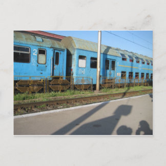ルーマニア列車 ポストカード