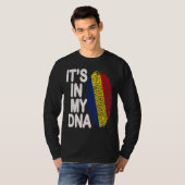 ルーマニア国旗それは私のDnaルーマニア語ルーマニア語 Tシャツ (正面フル)