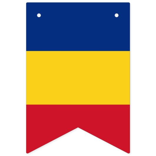 ルーマニア国旗とパーティールーマニアのバナー/結婚式 バンティングフラッグ (第2の旗)