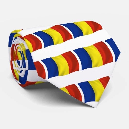 ルーマニア国旗のネクタイ ネクタイ (ロール)