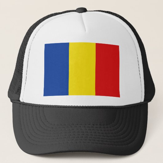 ルーマニア国旗の帽子 キャップ (正面)