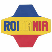 ルーマニア国旗の愛国心 サッカーボール (フラット)