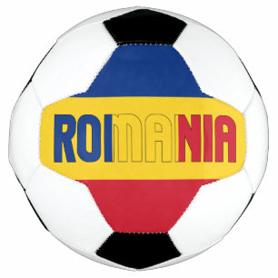 ルーマニア国旗の愛国心 サッカーボール