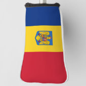 ルーマニア国旗の紋章 ゴルフヘッドカバー (回転90)