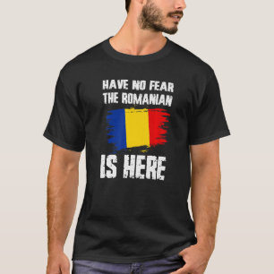 ルーマニア国旗のPriが存在する恐れはない Tシャツ